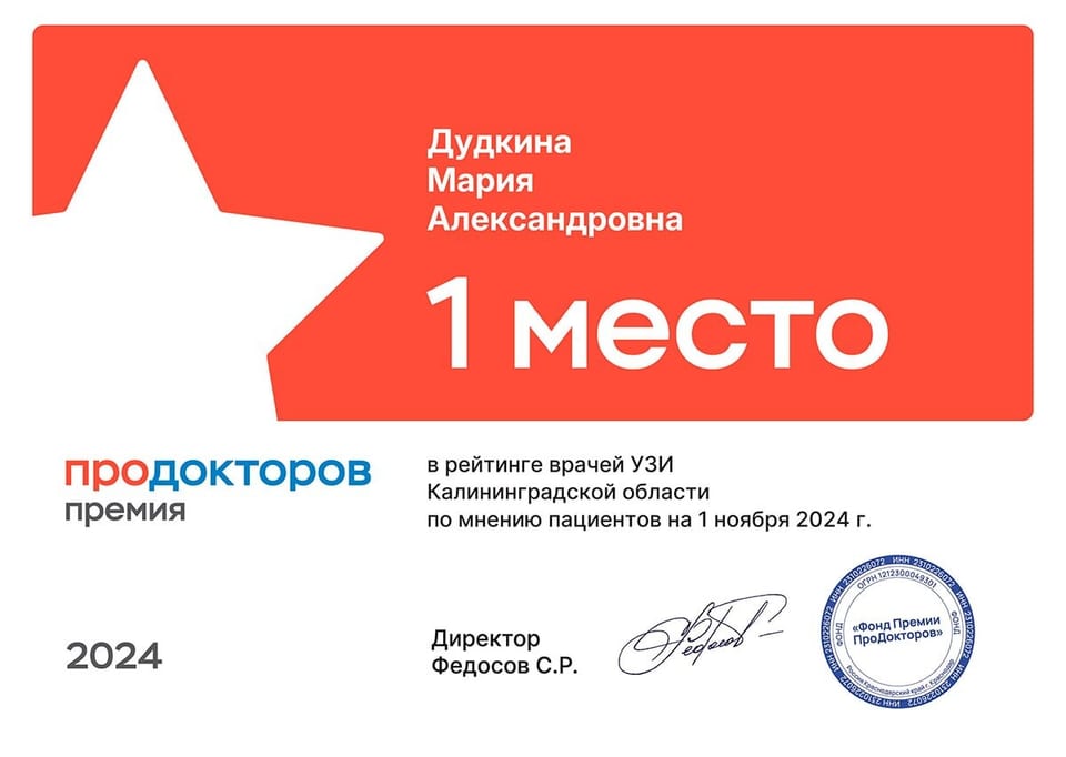 Дудкина Мария Александровна